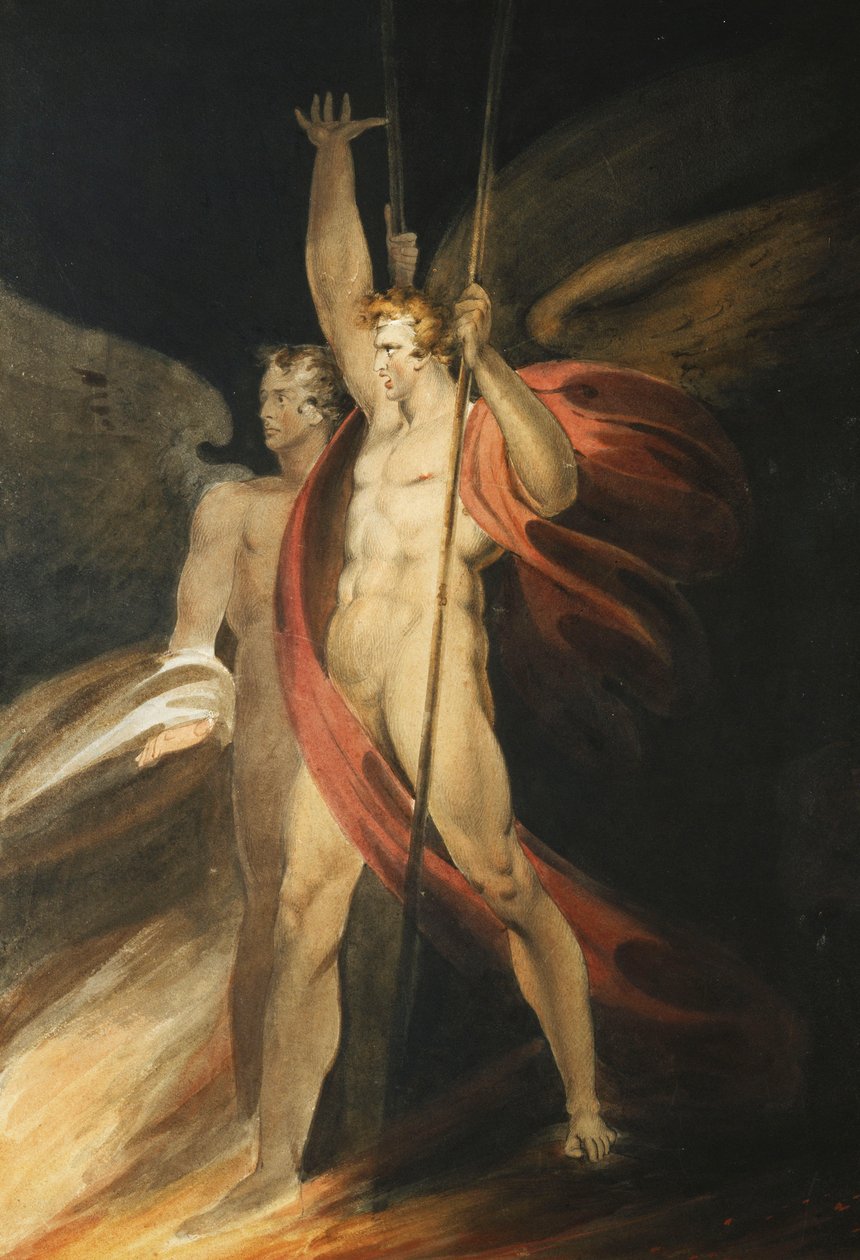 Satana esultante da Richard Westall