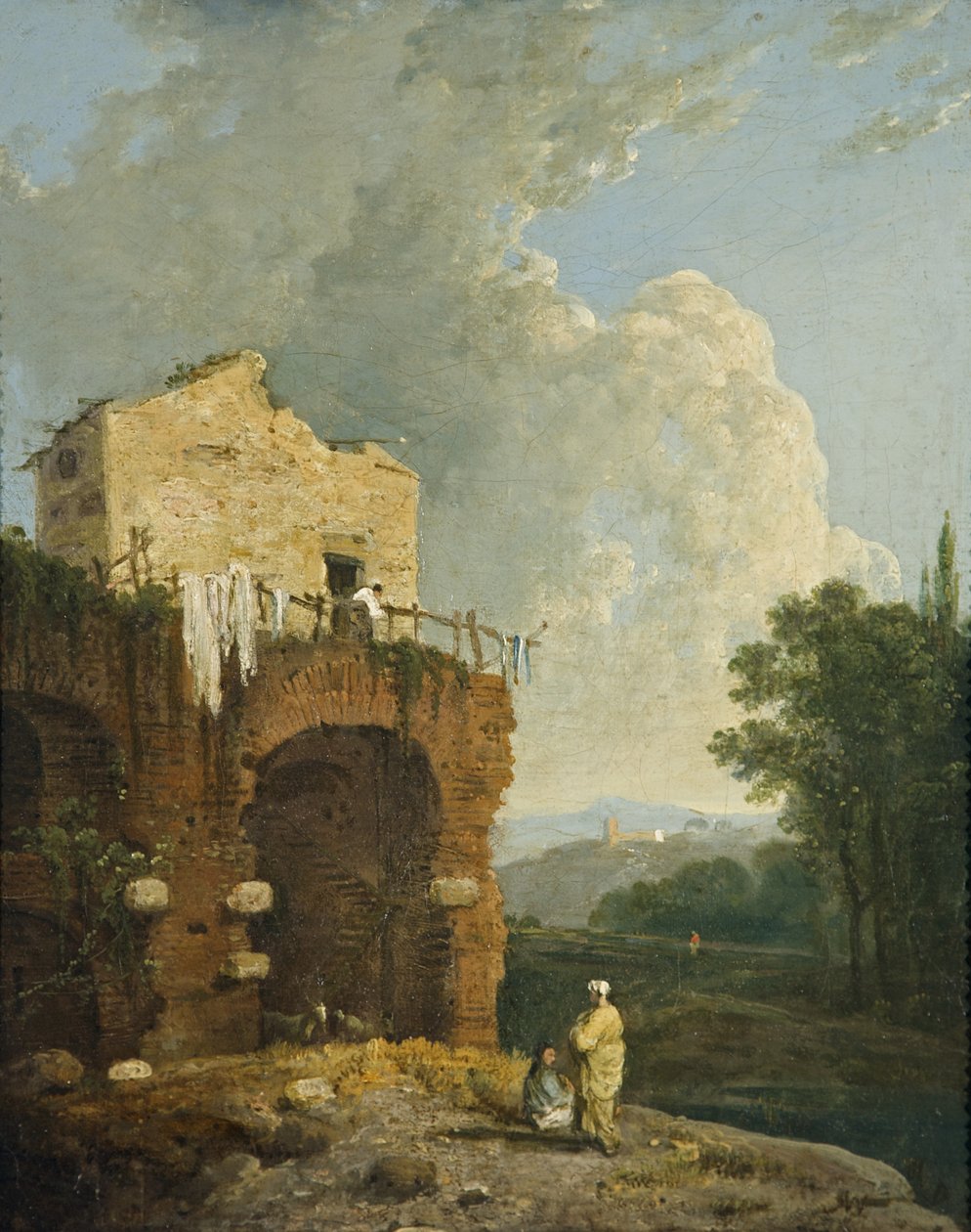 Villa Adriana a Tivoli, c.1765 da Richard Wilson