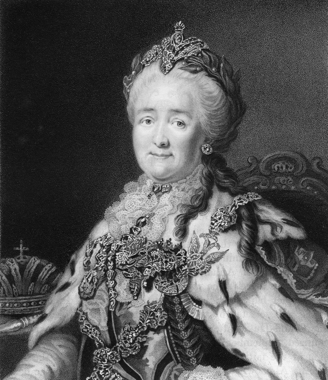 Imperatrice Caterina la Grande di Russia, 1836 da Richard Woodman