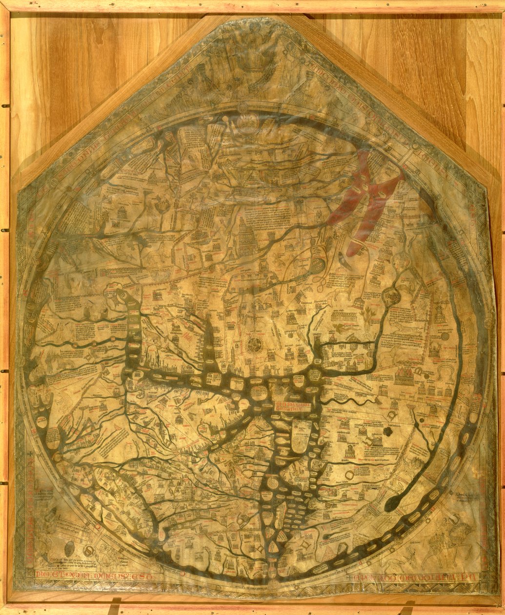Mappa Mundi, c.1290 da Richard of Haldingham