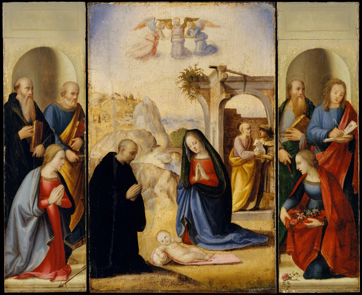 La Natività con Santi da Ridolfo Ghirlandaio