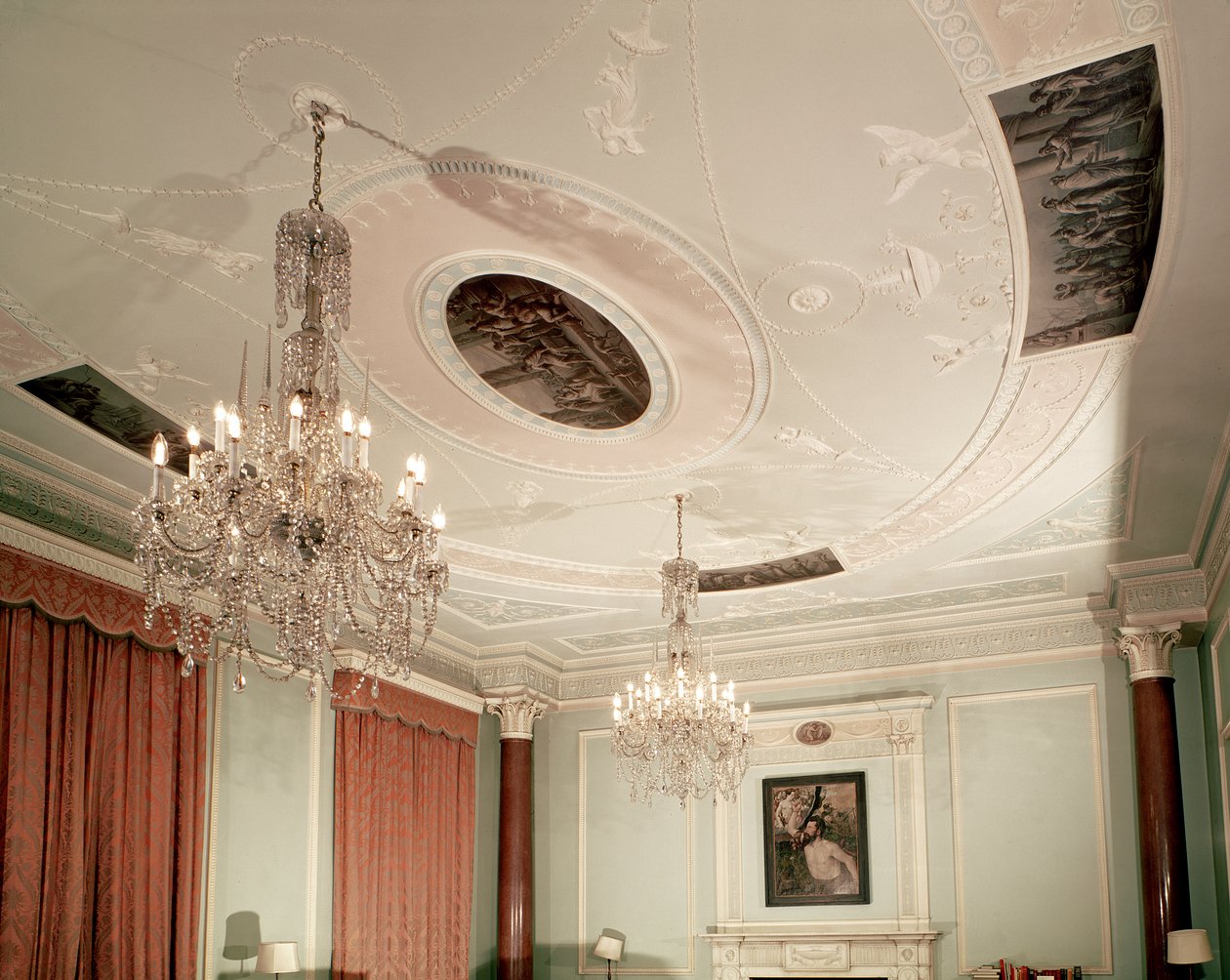 Salotto anteriore, 1775 da Robert Adam