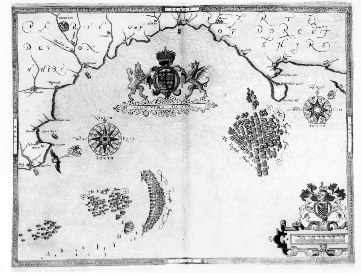 Mappa n.5 che mostra il percorso della flotta dell