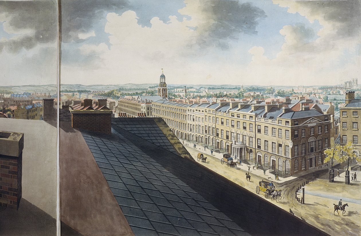 Veduta Panoramica di Londra, 1792-93 da Robert Barker