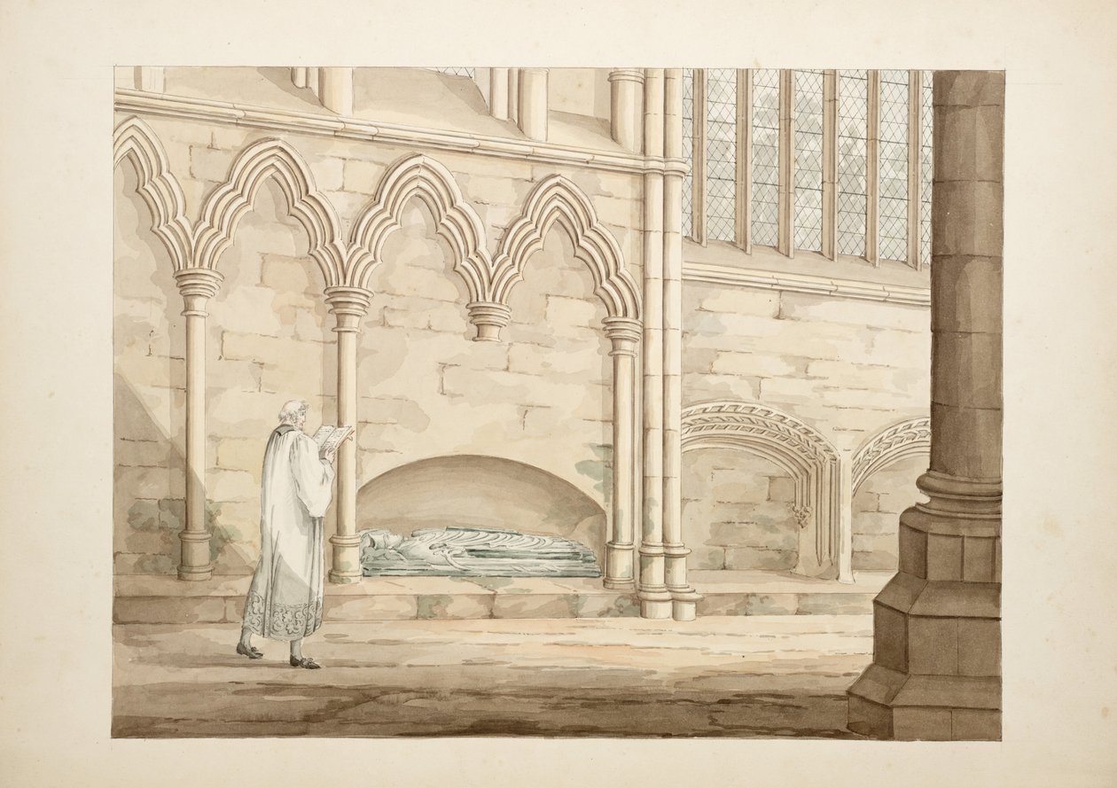 Le antichità della Cattedrale di Santa Maria, Carlisle, disegnate da Robert Carlile, 1795 da Robert Carlile