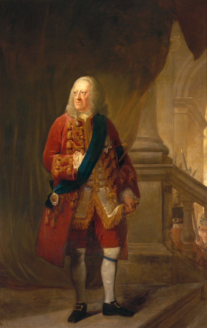 Re Giorgio II, 1759 da Robert Edge Pine