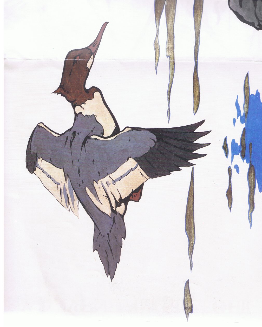 Smergo in volo da Robert George Talbot Kelly