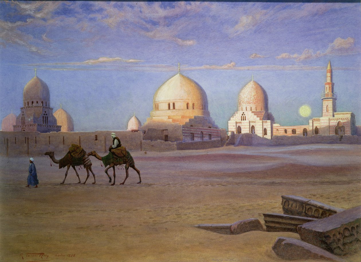 Tombe dei Califfi, Il Cairo da Robert George Talbot Kelly