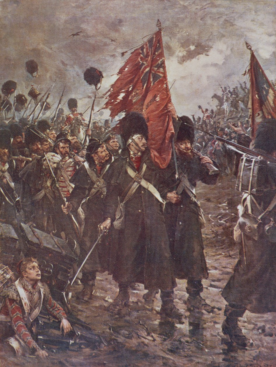 Le guardie a Inkerman, 5 novembre 1854, illustrazione da 