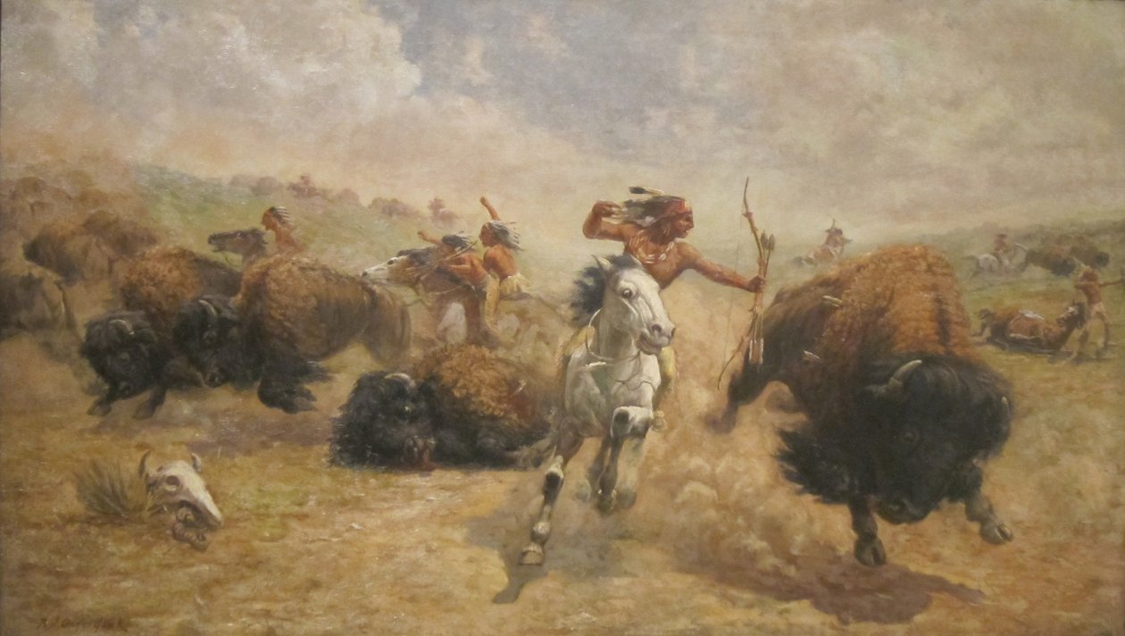 Caccia al bufalo da Robert Jenkins Onderdonk