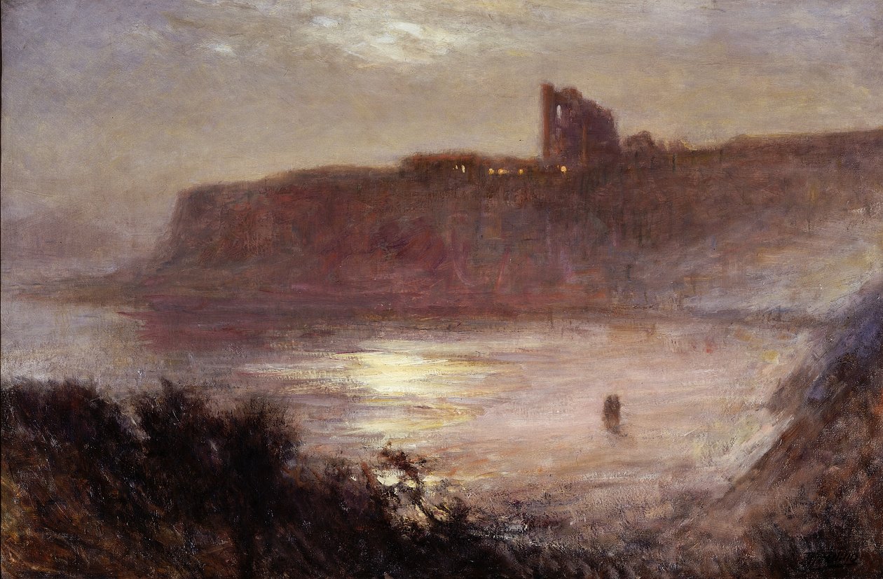 Chiaro di luna - Priorato di Tynemouth, c.1922 da Robert Jobling