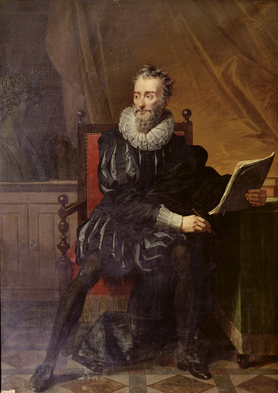 Ritratto di Francois de Malherbe (1555-1628) 1822 da Robert Lefevre