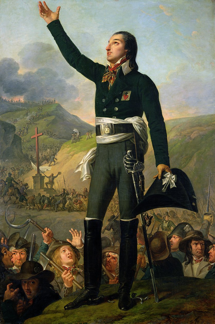 Ritratto di Louis-Marie de Salgues, Marchese de Lescure, 1818 da Robert Lefevre