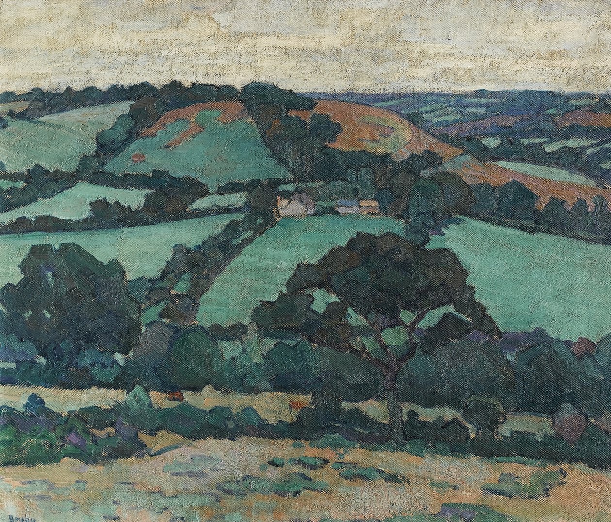 Brimley Hill, Devon, 1914-16 da Robert Polhill Bevan