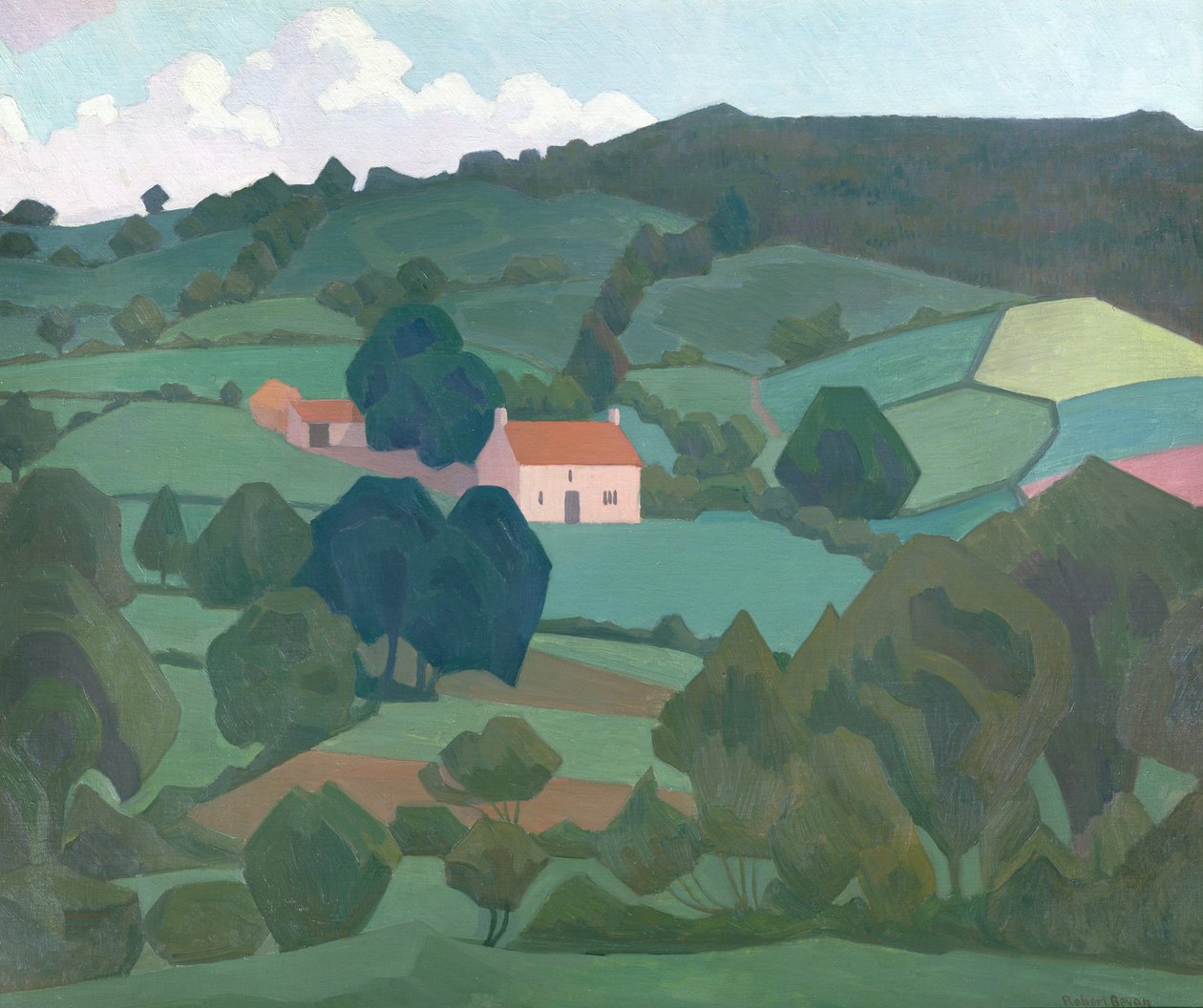 Burford Farm, Devon, 1918 da Robert Polhill Bevan