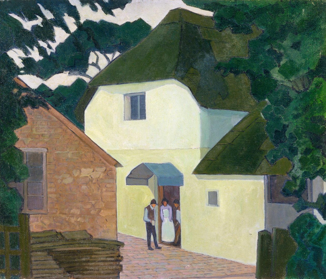 Il visitatore al mulino da Robert Polhill Bevan