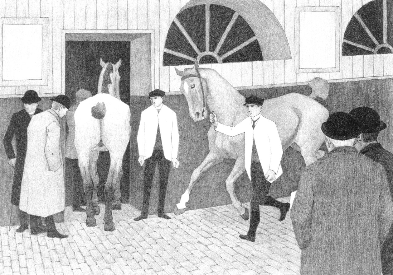 Il Mercato dei Cavalli (Barbican No.1) 1920 da Robert Polhill Bevan