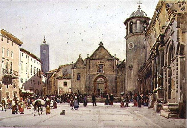 Piazza del Popolo, Orvieto da Robert Weir Allan