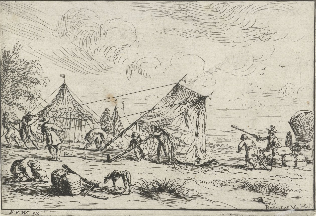 Montare una tenda da Robert van den Hoecke