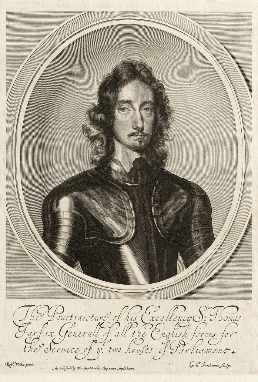 Sir Thomas Fairfax, c.1645 da Robert (after) Walker