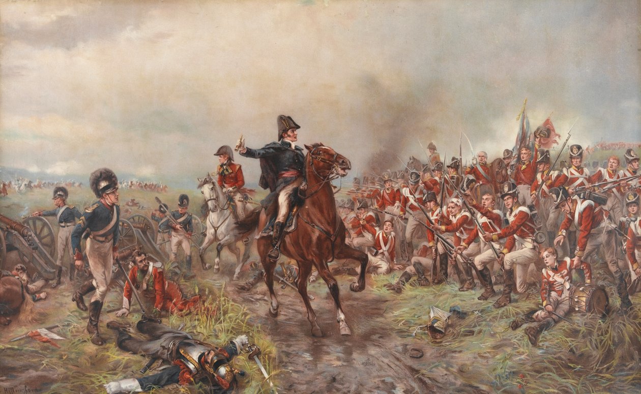 Wellington a Waterloo da Robert Alexander Hillingford