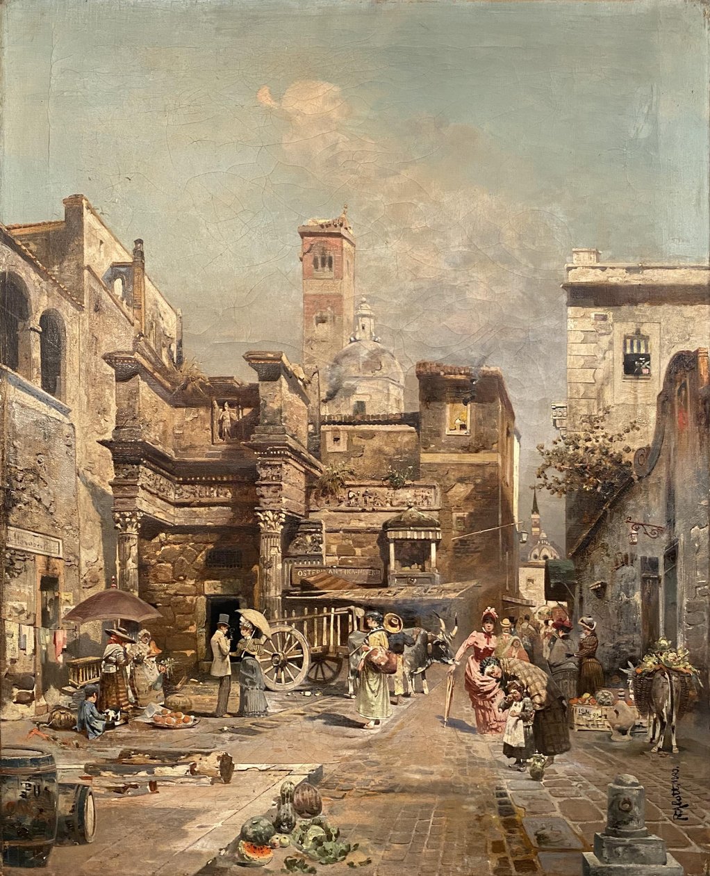 Una scena di strada romana da Robert Alott