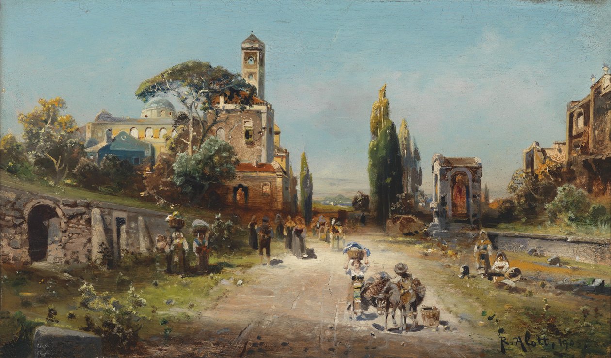 Robert Alott Via Appia 1905 da Robert Alott