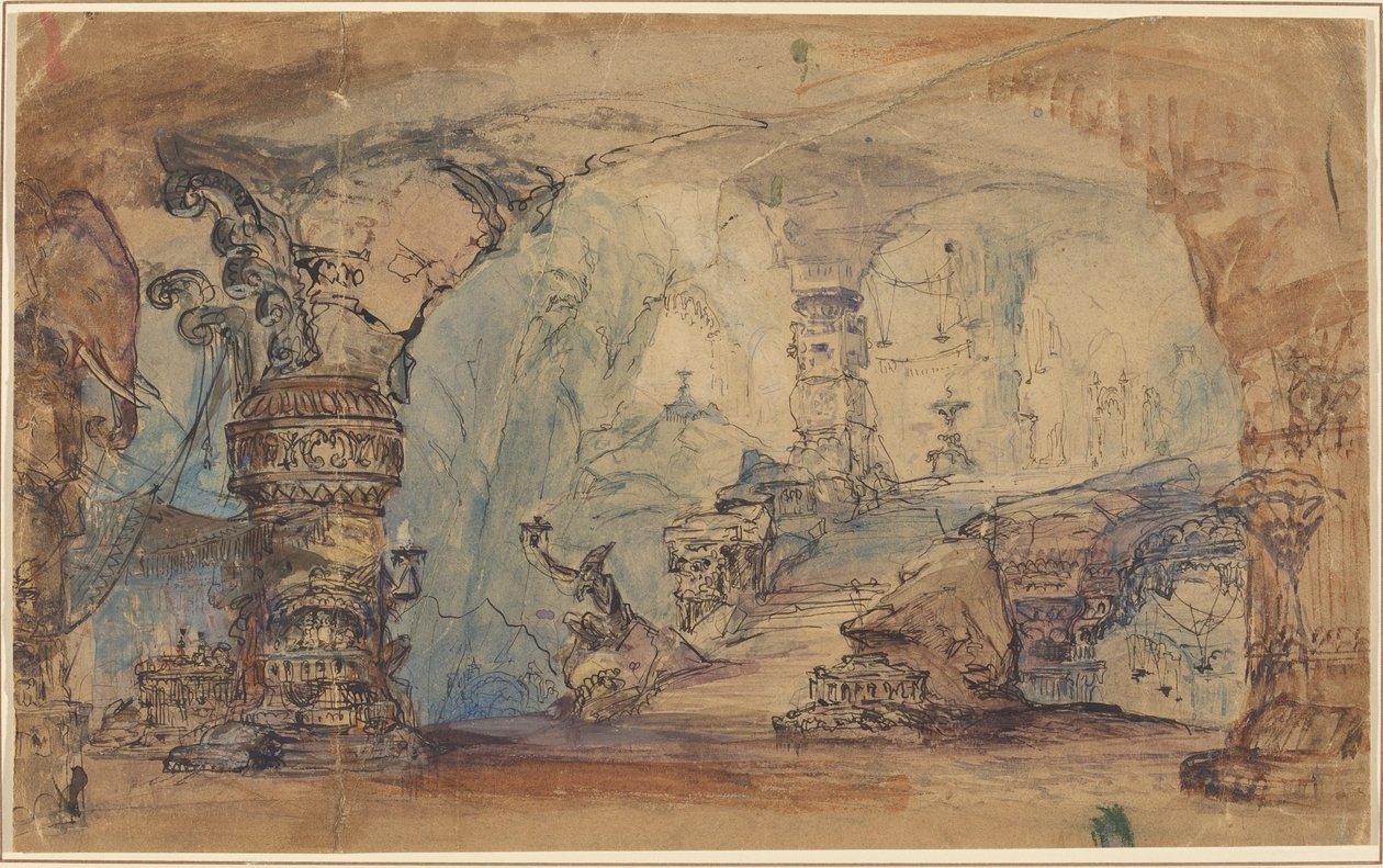 Un Fantastico Tempio Sotterraneo (La Caverna di Aladino?) da Robert Caney