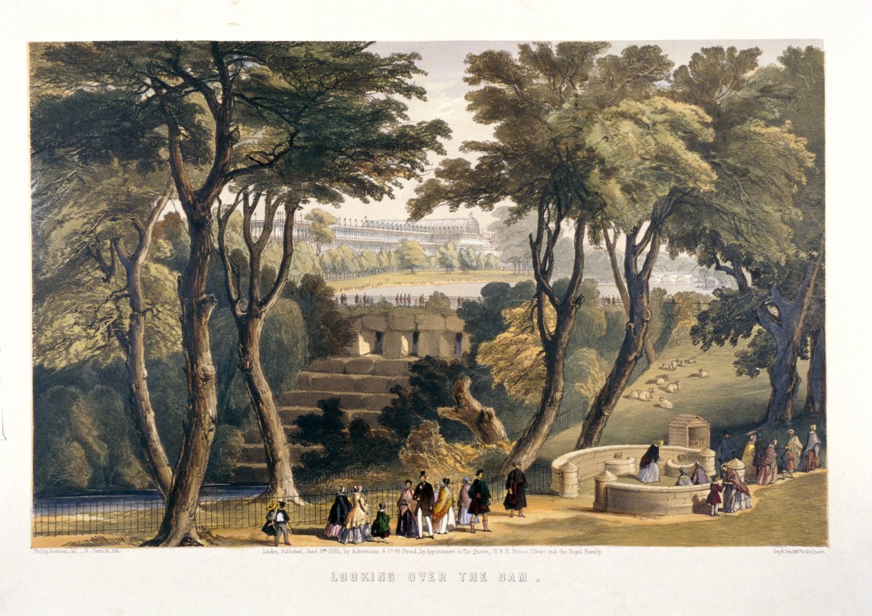 Guardando oltre la diga, 1851 da Robert Carrick