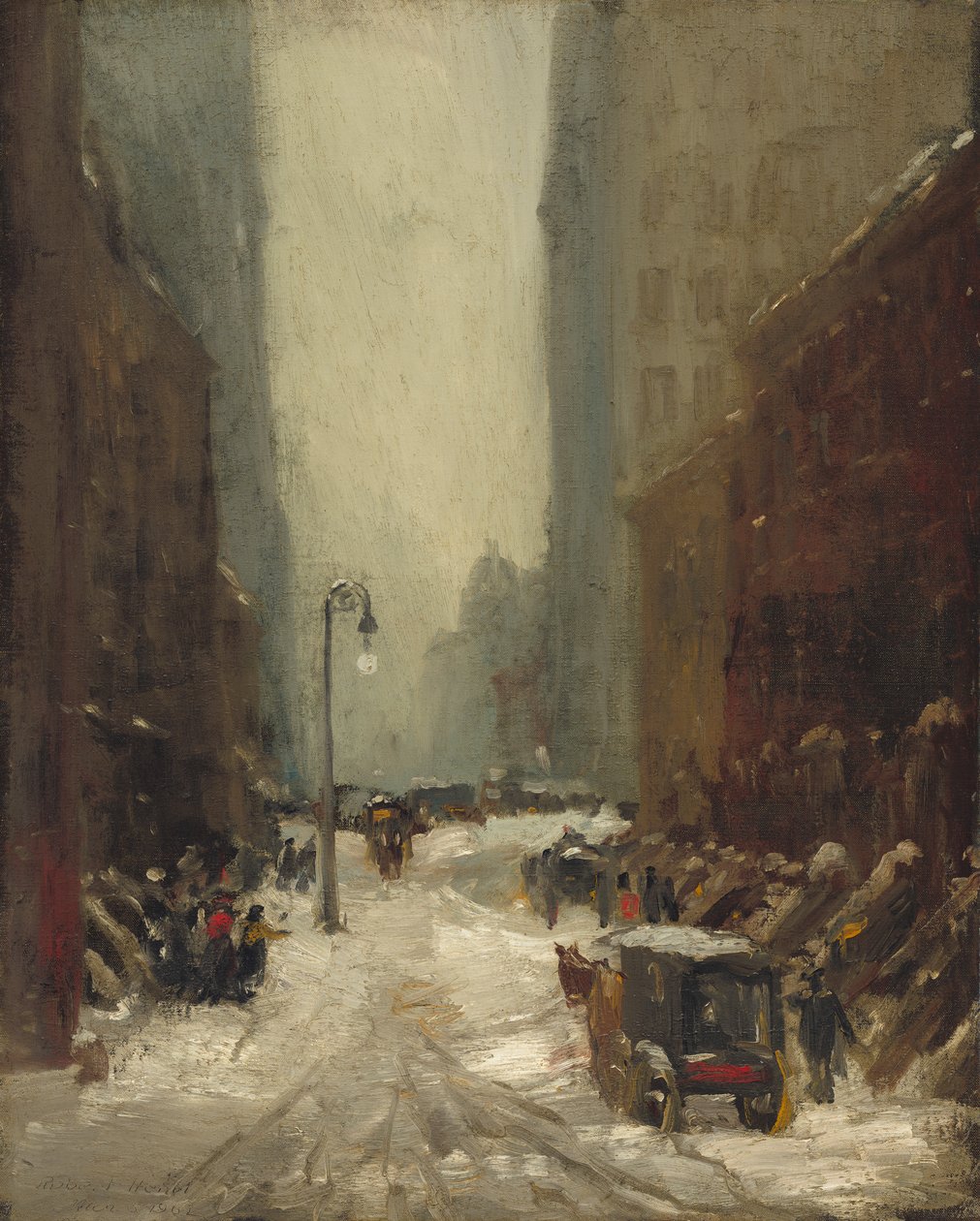 Neve a New York, 1902 da Robert Cozad Henri