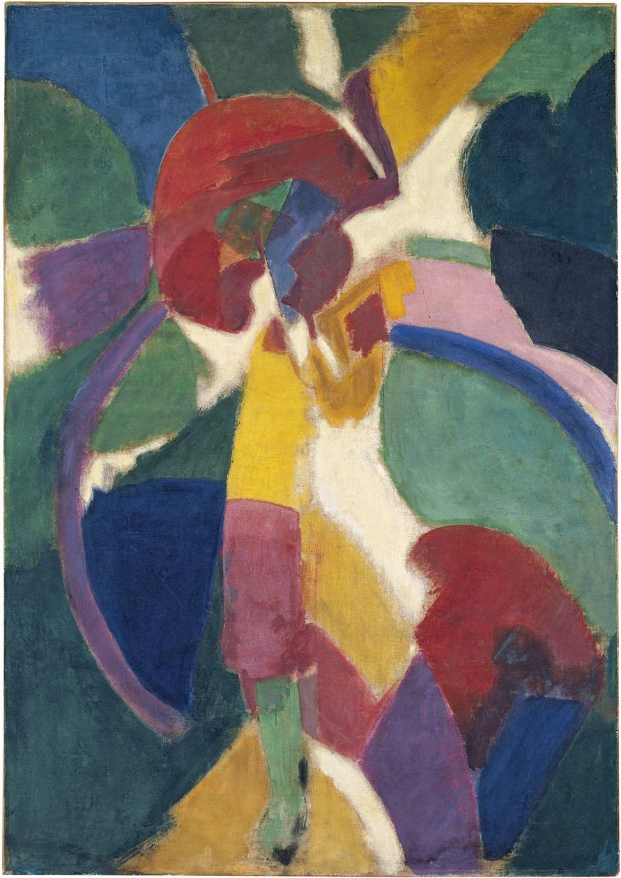 Donna con parasole, 1913 da Robert Delaunay
