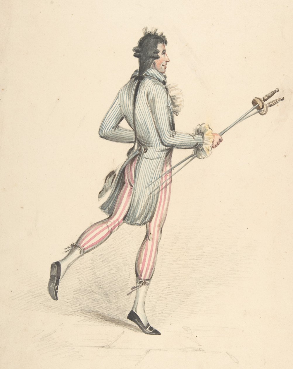 Disegno di costume, XVIII-XIX secolo da Robert Dighton
