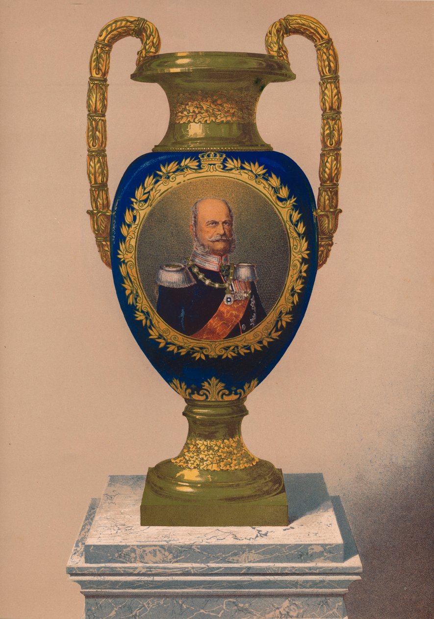Vaso di porcellana, 1863 da Robert Dudley