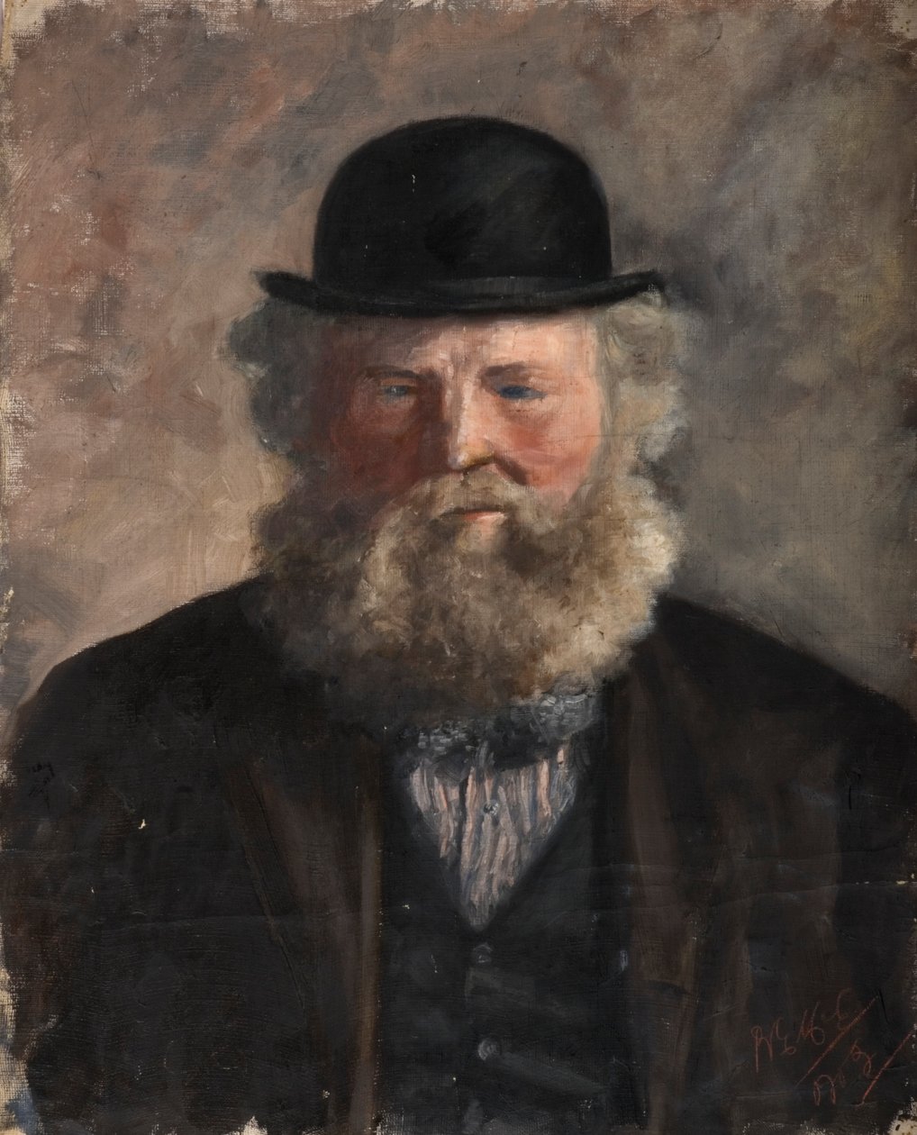 Testa di un vecchio da Robert Ernest McEune