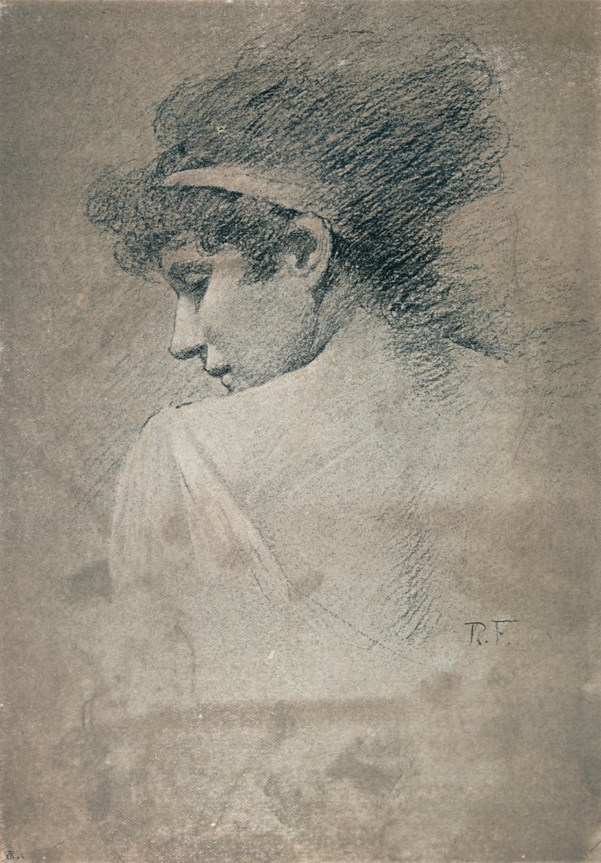 Studio femminile, c1895, 1897 da Robert Fowler
