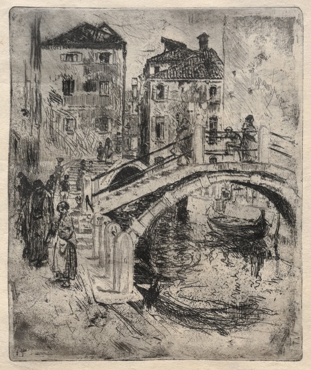 Canale e ponti veneziani, 1886 da Robert Frederick Blum
