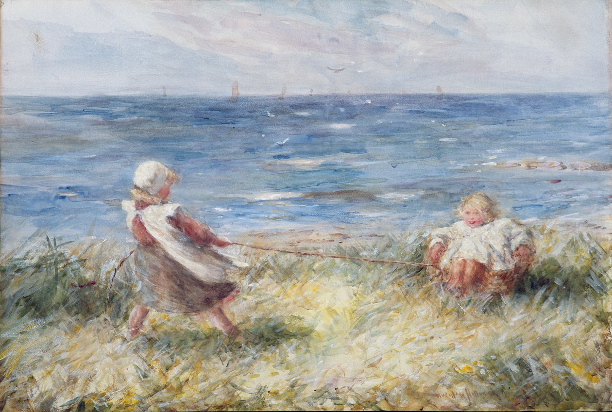 Giocando sulla riva da Robert Gemmell Hutchison