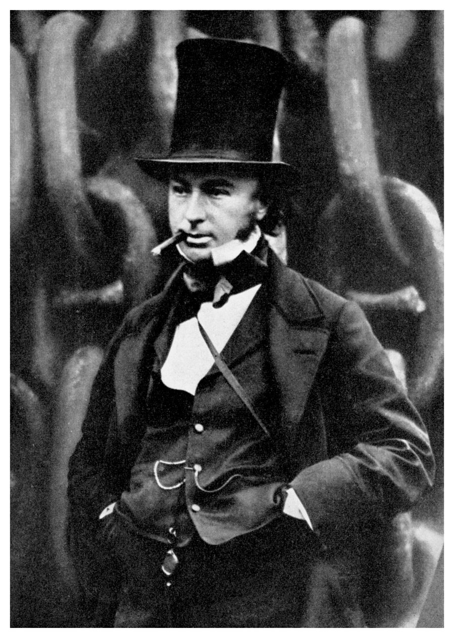 Isambard Kingdom Brunel, ingegnere britannico, 1857 da Robert Howlett