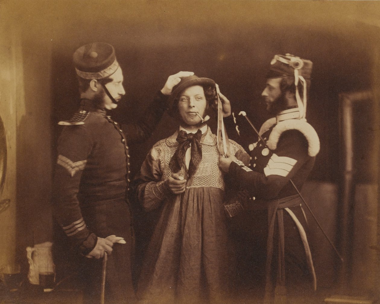 La recluta, 1856 da Robert Howlett