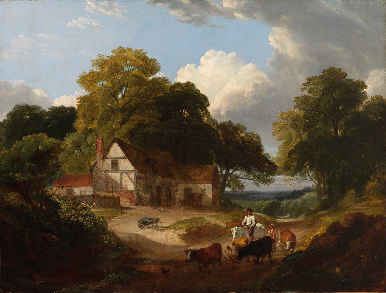 Scena di cortile, fine XVIII-inizio XIX secolo da Robert Ladbrooke