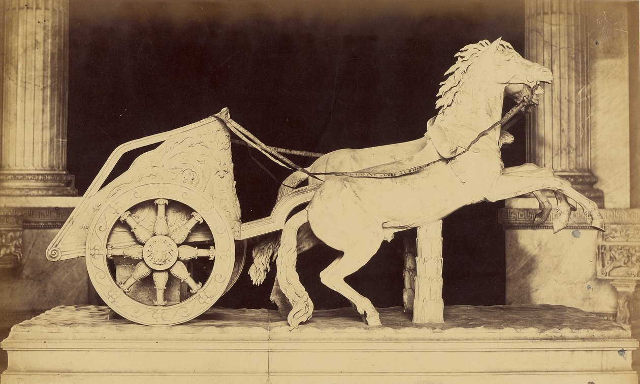 [Cavalli e carrozza - Musei Vaticani] da Robert MacPherson