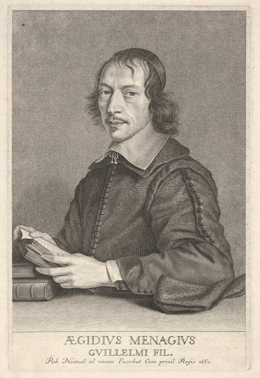 Gilles Ménage da Robert Nanteuil