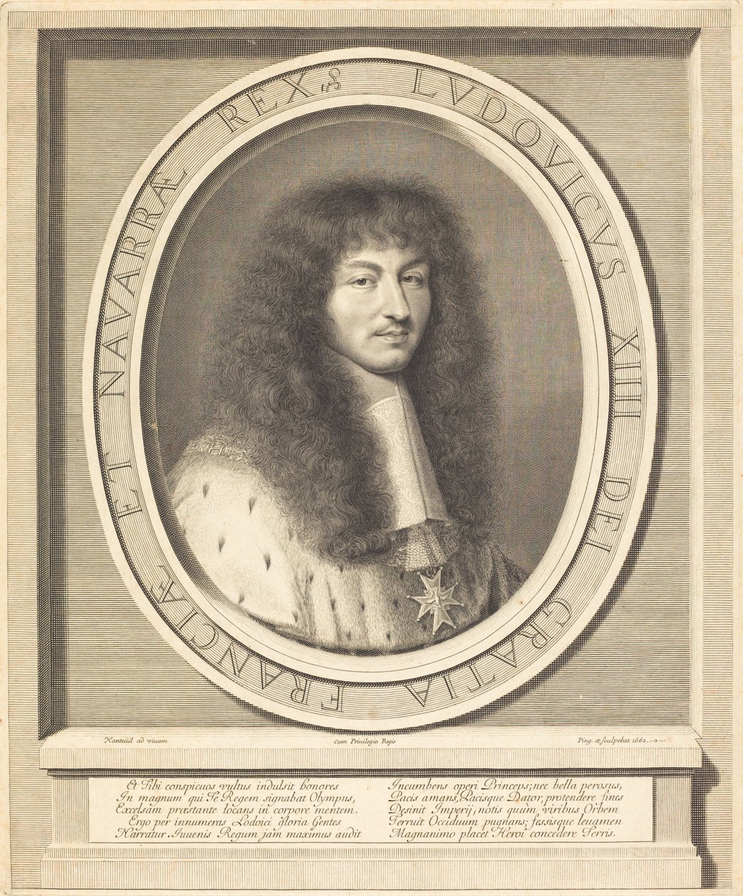 Luigi XIV da Robert Nanteuil