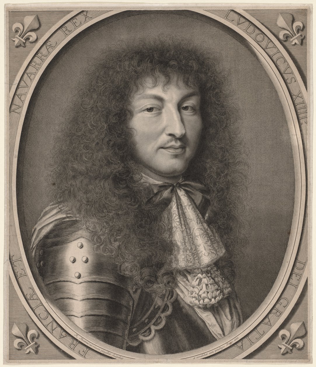 Luigi XIV, 1666 da Robert Nanteuil