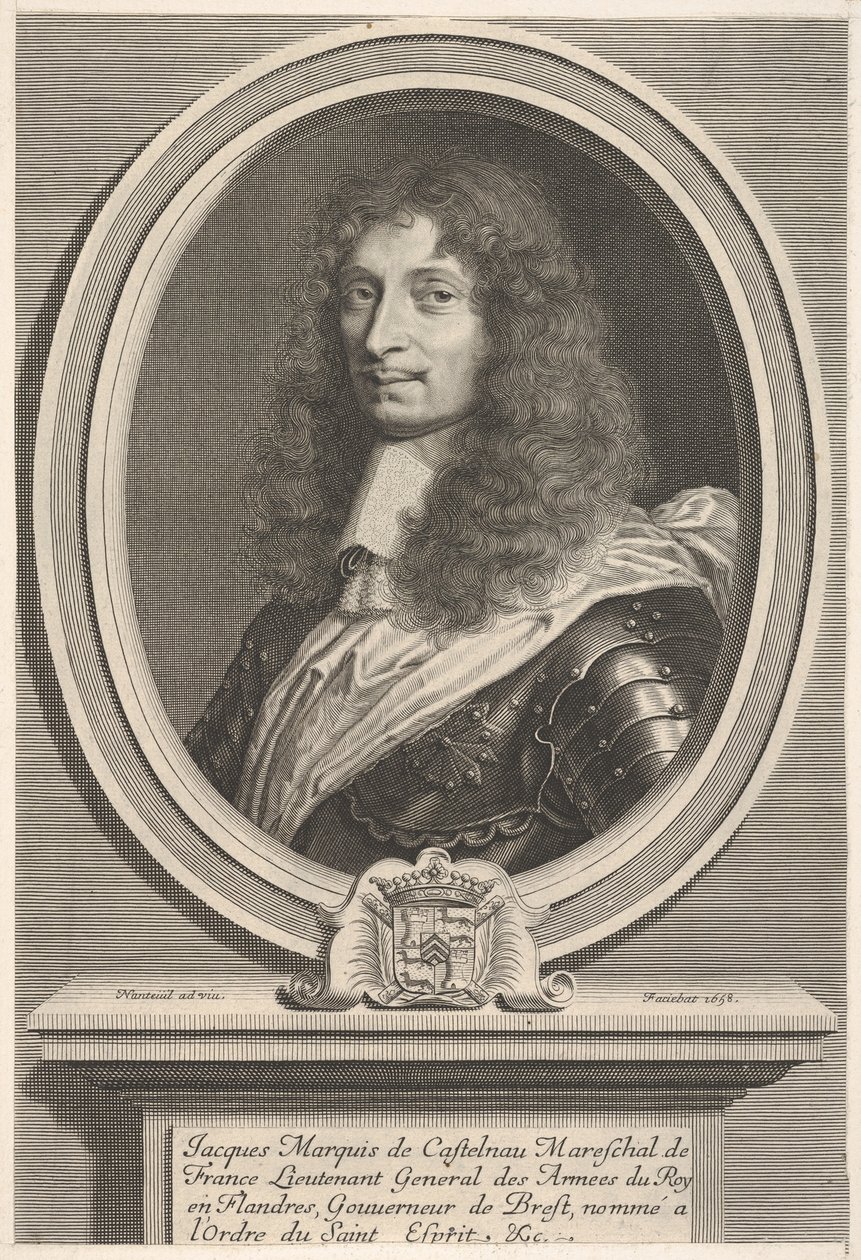 Maresciallo di Castelnau, ca. 1658 da Robert Nanteuil