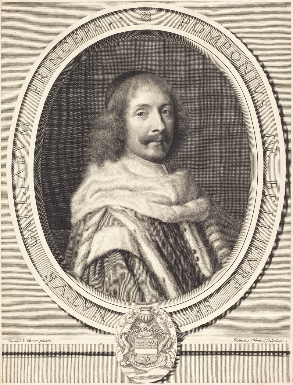 Pompone de Bellievre da Robert Nanteuil after Charles Le Brun
