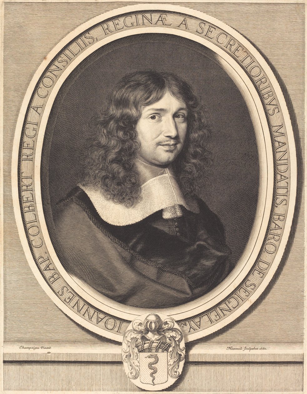 Jean-Baptiste Colbert da Robert Nanteuil after Philippe de Champaigne