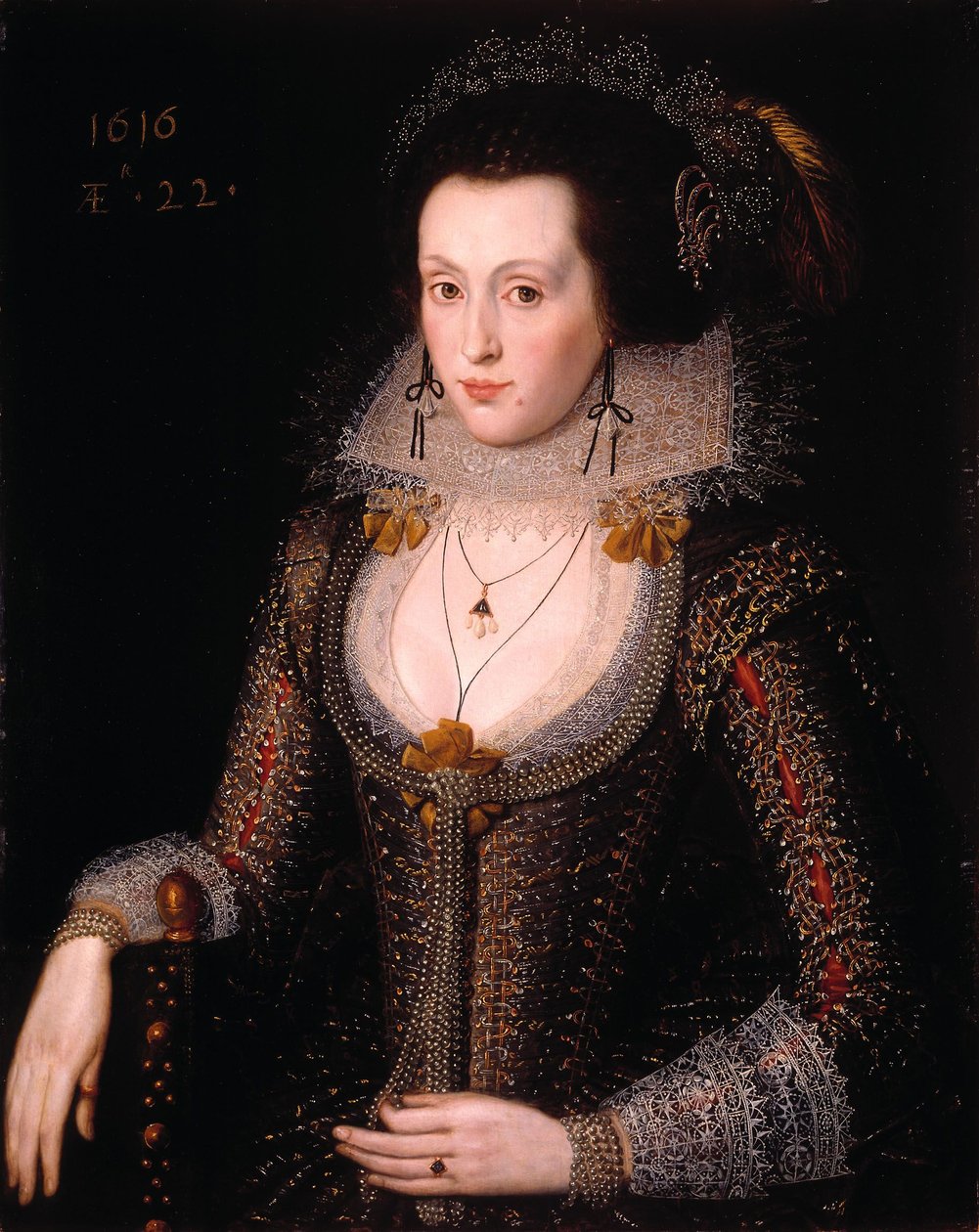 Elizabeth Poulett di Robert Peake da Robert Peake the elder