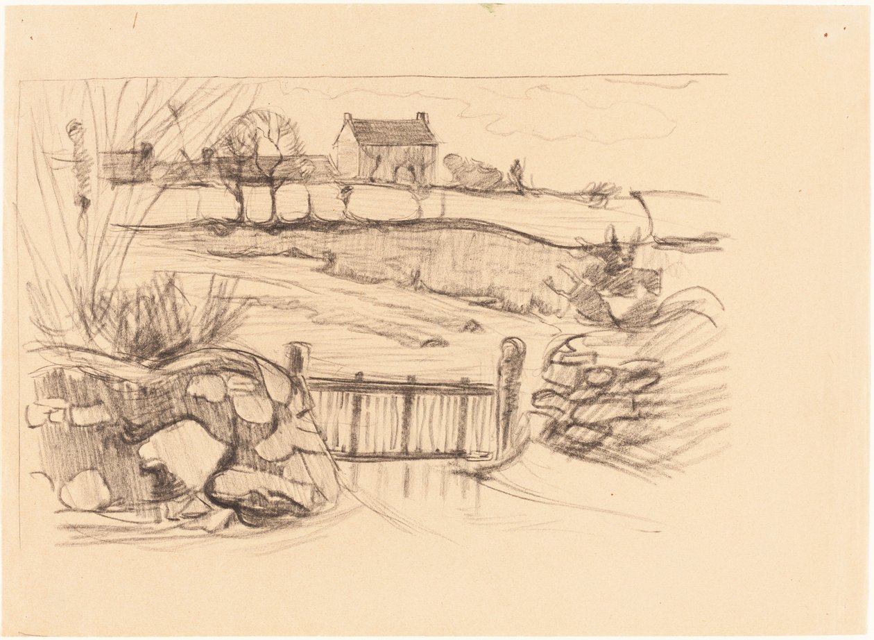 Cancello della fattoria, Pont-Aven da Robert Polhill Bevan