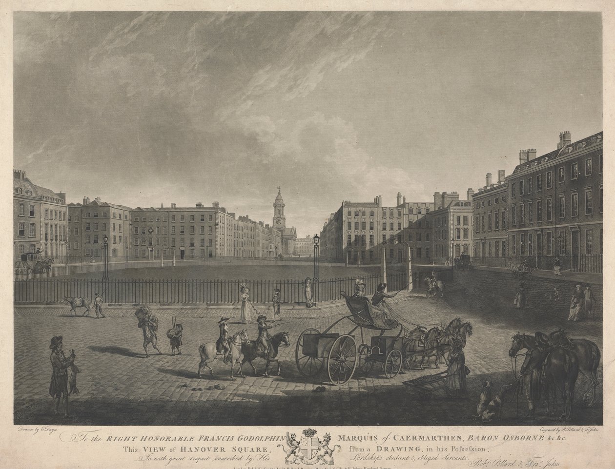 Questa Vista di Hanover Square da Robert Pollard